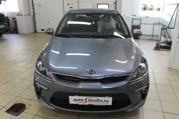 Установка охранного комплекса на Kia Rio