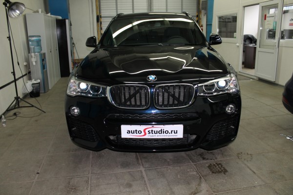 Установка охранного комплекса на BMW X3