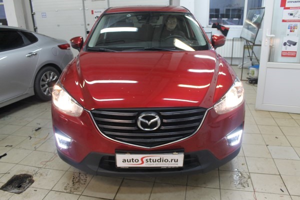 Установка дневных ходовых огней на Mazda CX-5