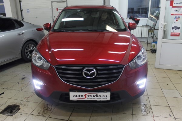 Установка дневных ходовых огней на Mazda CX-5