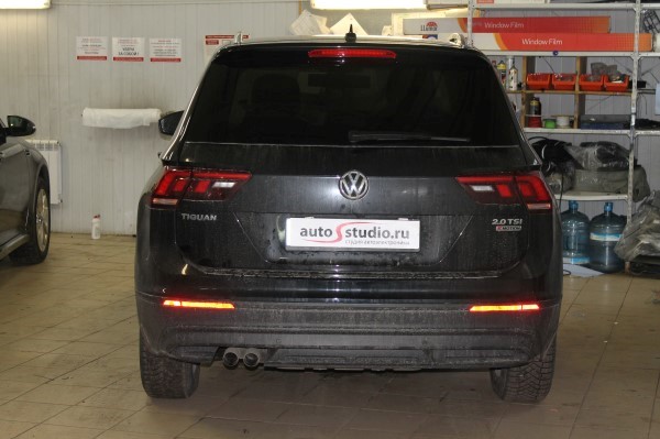 Установка защитной сетки радиатора на Volkswagen Tiguan