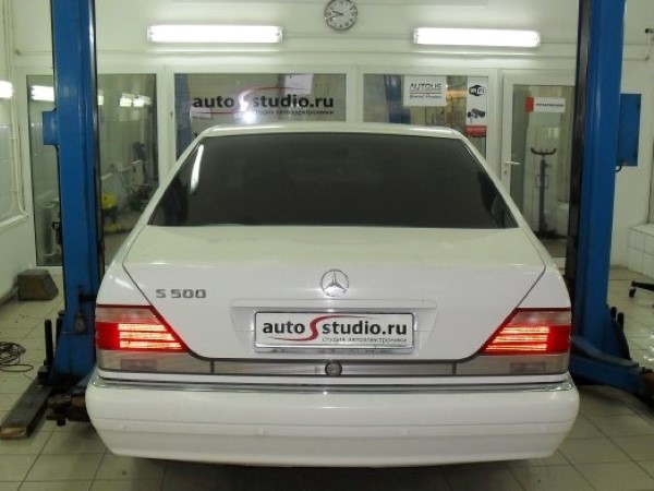 Установка парктроника на Mercedes S class
