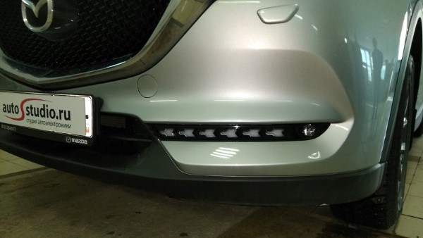 Установка дневных ходовых огней на Mazda CX-5