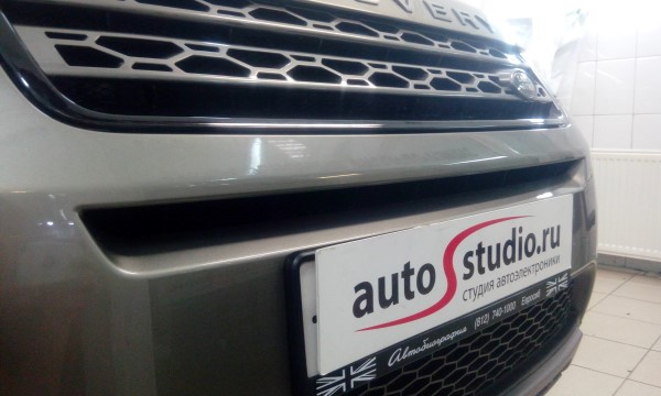Установка защитной сетки радиатора на Land Rover Discovery Sport
