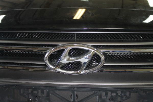 Установка защитной сетки радиатора на Hyundai Elantra 