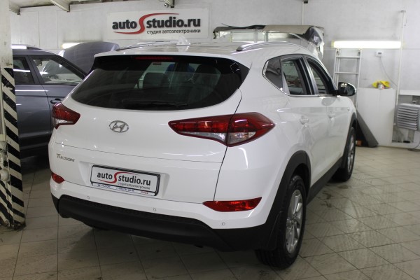 Установка охранного комплекса на Hyundai Tucson