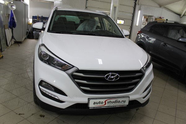 Установка охранного комплекса на Hyundai Tucson