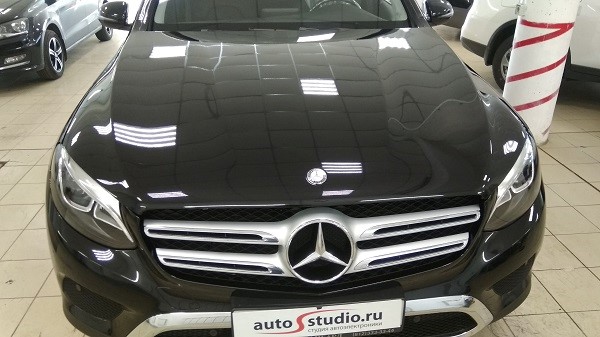 Нанесение защитной антигравийной пленки 3М на Mercedes GLC