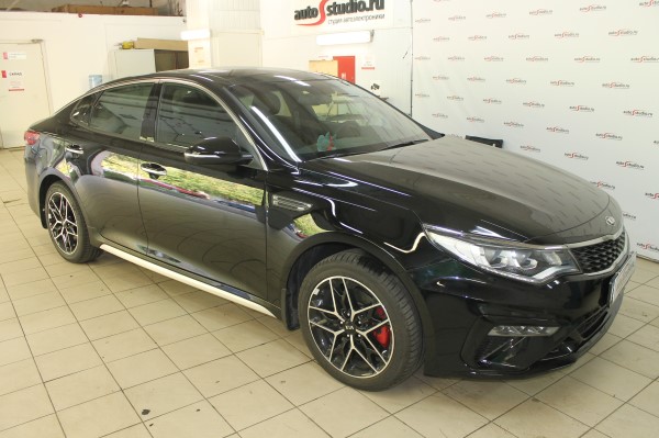 Установка защитной сетки радиатора на Kia Optima