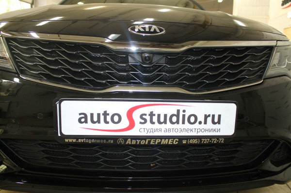 Установка защитной сетки радиатора на Kia Optima
