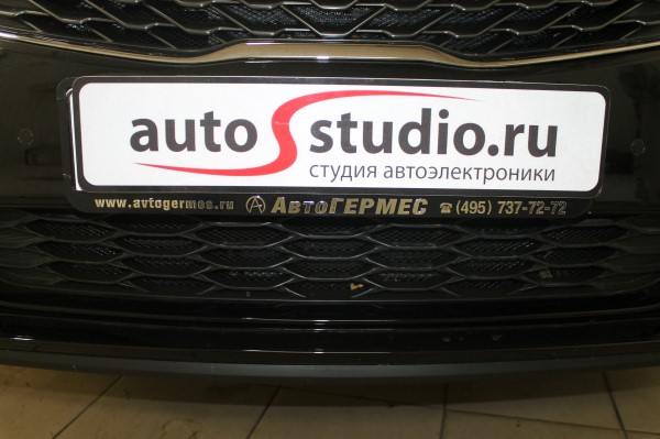 Установка защитной сетки радиатора на Kia Optima