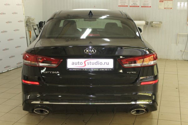 Установка защитной сетки радиатора на Kia Optima