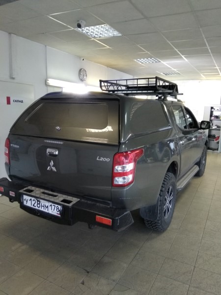 Установка дополнительных осветительных приборов на Mitsubishi L200