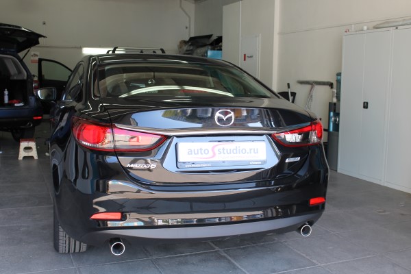 Установка охранного комплекса на Mazda 6