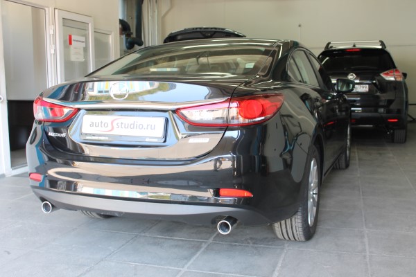 Установка охранного комплекса на Mazda 6