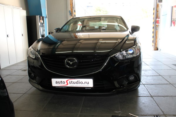 Установка охранного комплекса на Mazda 6