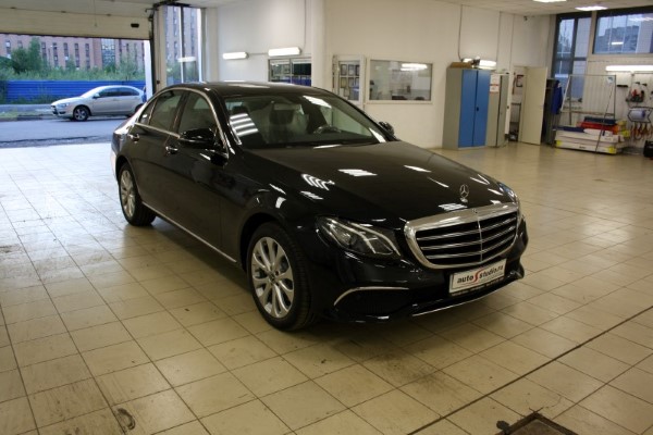 Установка охранного комплекса на Mercedes E-class