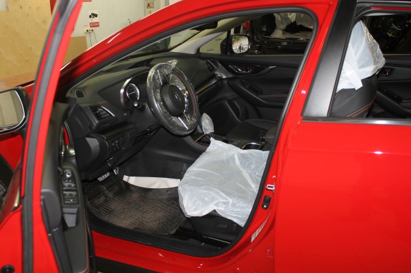 Установка защитной сетки радиатора на Subaru XV