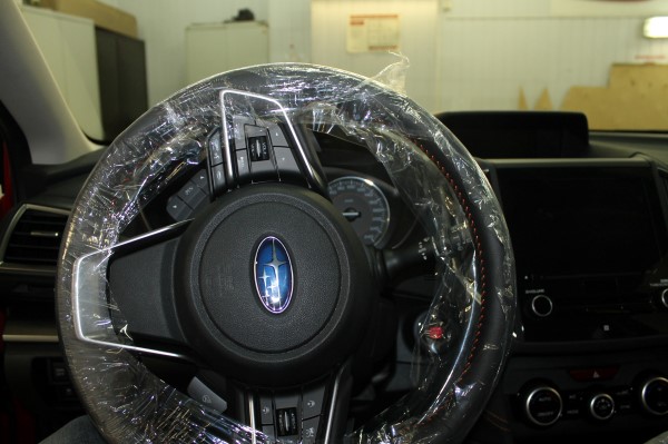 Установка защитной сетки радиатора на Subaru XV