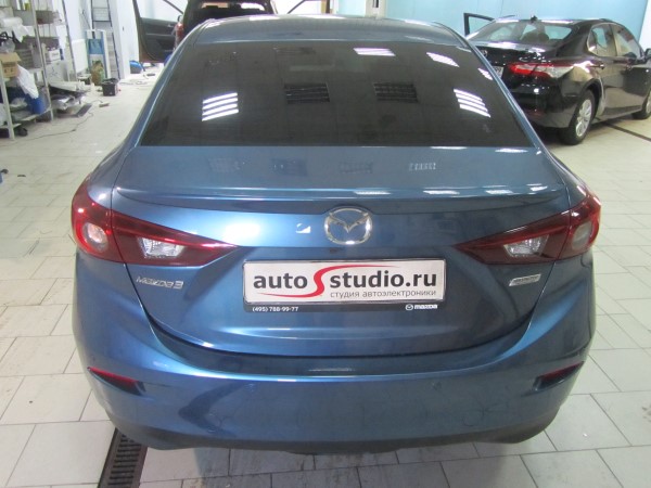 Установка охранного комплекса на Mazda 3