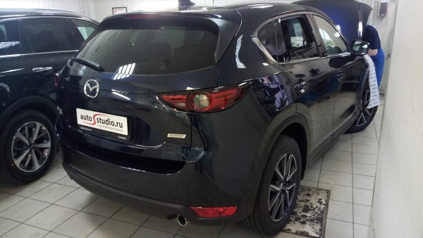 Установка охранного комплекса на Mazda CX-5