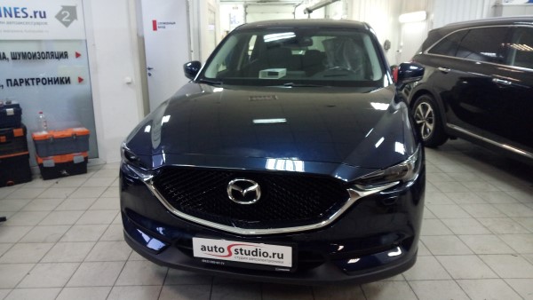 Установка охранного комплекса на Mazda CX-5
