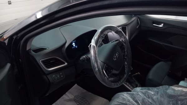 Установка охранного комплекса на Hyundai Solaris