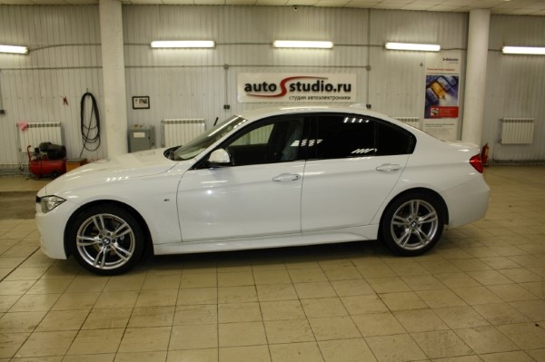 Установка охранного комплекса на BMW 3