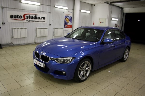 Установка охранного комплекса на BMW 3
