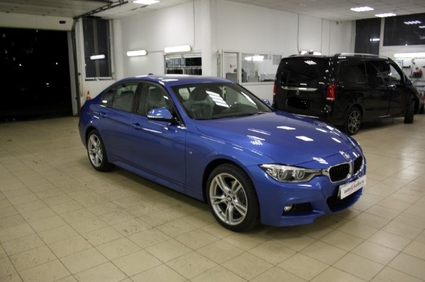 Установка охранного комплекса на BMW 3