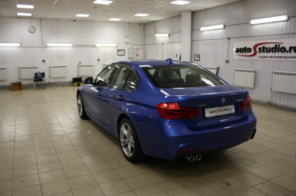 Установка охранного комплекса на BMW 3