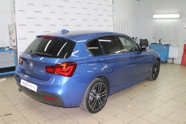 Установка охранного комплекса на BMW 1