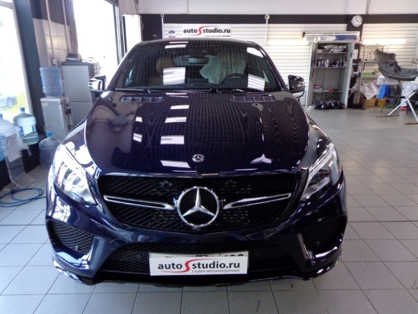 Установка охранного комплекса на Mercedes GLE