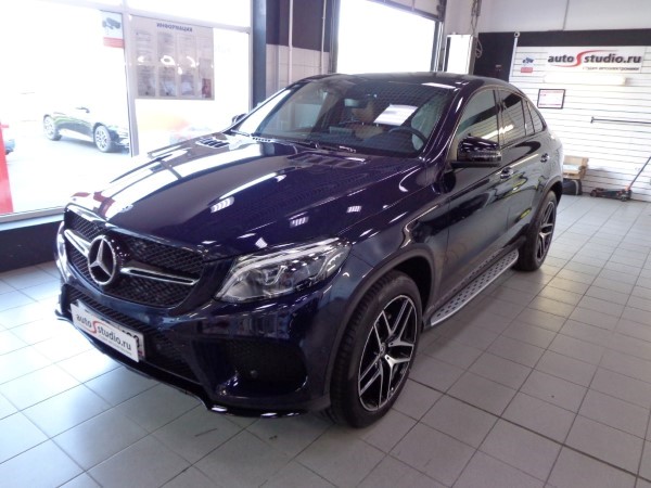 Установка охранного комплекса на Mercedes GLE