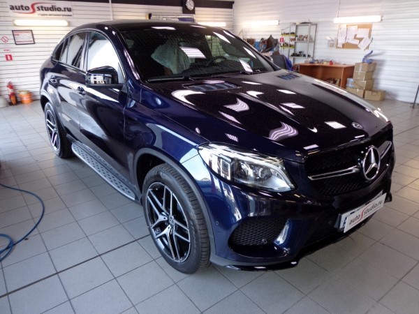 Установка охранного комплекса на Mercedes GLE