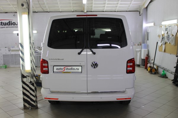 Установка охранного комплекса на Volkswagen Caravelle
