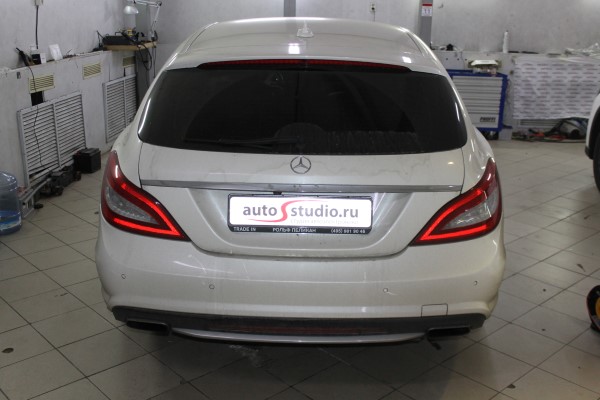 Установка охранного комплекса на Mercedes CLS