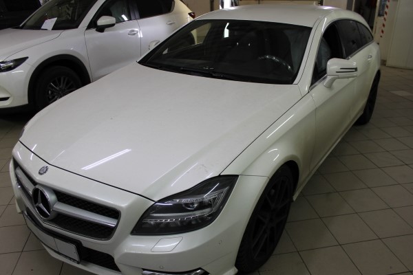 Установка охранного комплекса на Mercedes CLS