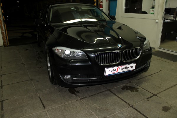 Установка охранного комплекса на BMW 5 Series