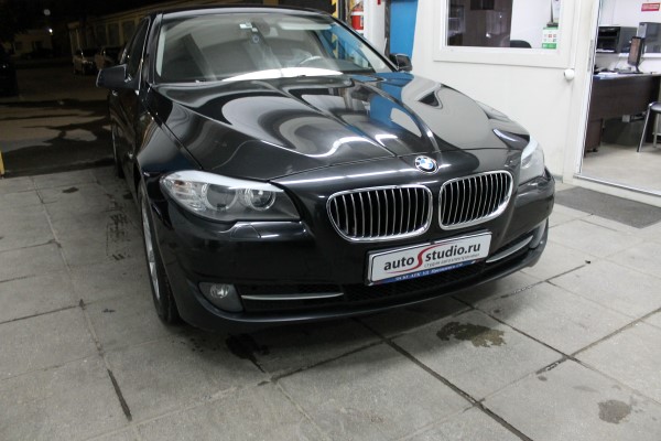 Установка охранного комплекса на BMW 5 Series