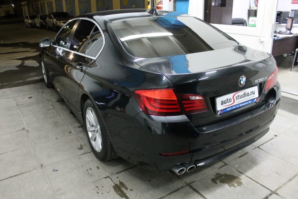 Установка охранного комплекса на BMW 5 Series