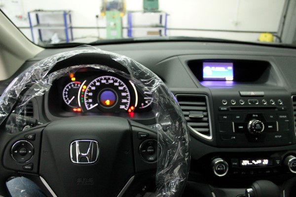 Установка охранного комплекса на Honda CR-V