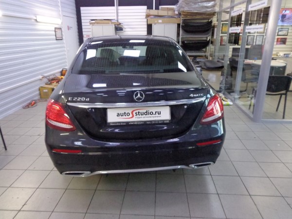 Установка охранного комплекса на Mercedes E-Class