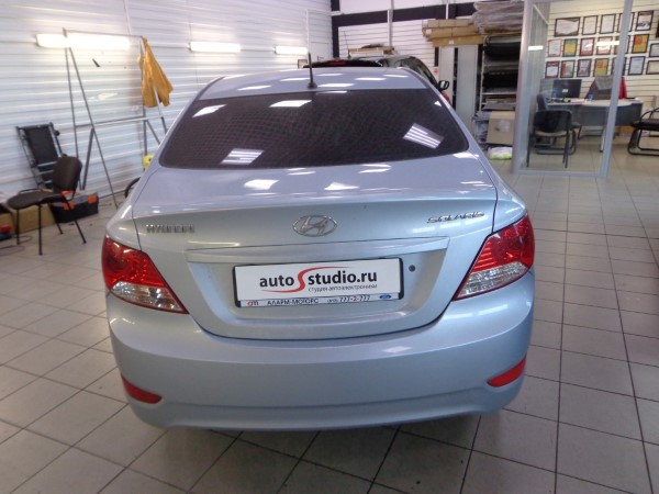 Установка сигнализации на Huyndai Solaris