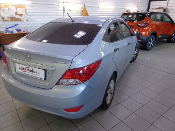 Установка сигнализации на Huyndai Solaris