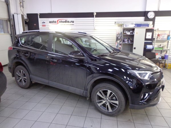 Установка охранного комплекса на Toyota RAV4