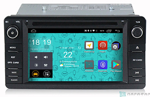					Штатное головное устройство ParaFar Штатная магнитола 4G/LTE для Toyota (универсальная) с DVD на Android 7.1.1 (PF071D)
