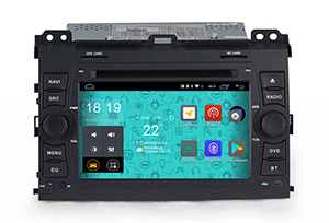 					Штатное головное устройство ParaFar Штатная магнитола 4G/LTE для Toyota Land Cruiser Prado 120 c DVD на Android 7.1.1 (PF456D)
