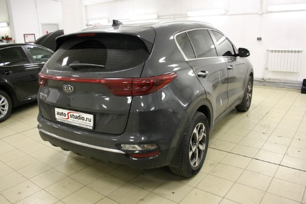 Установка охранного комплекса на Kia Sportage