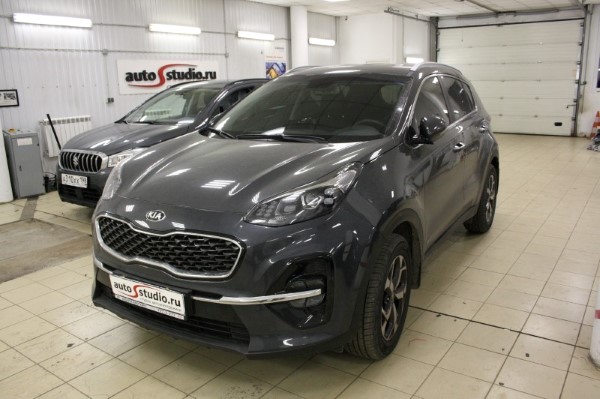 Установка охранного комплекса на Kia Sportage